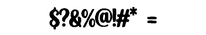 Silkoriax Font OTHER CHARS