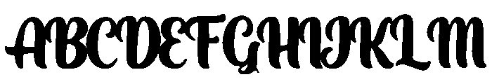 Silkoriax Font UPPERCASE