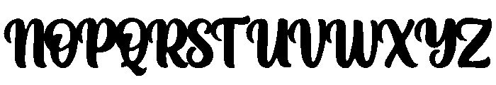 Silkoriax Font UPPERCASE