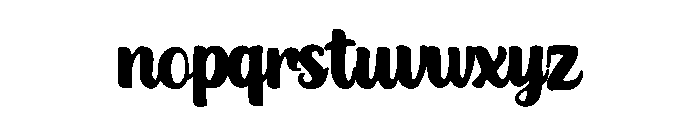 Silkoriax Font LOWERCASE