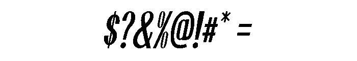 Silky Sunset Italic Font OTHER CHARS