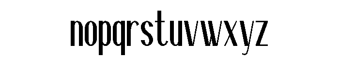Silky Sunset Regular Font LOWERCASE