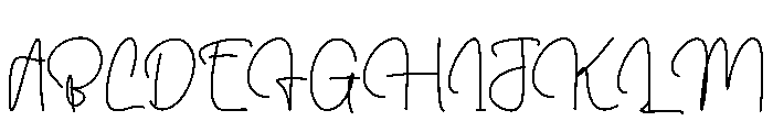 Silky White Font UPPERCASE