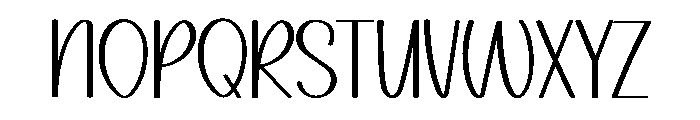 SilkyScript Font UPPERCASE