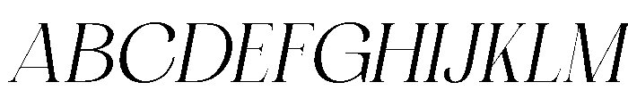 Silkydusk Italic Font UPPERCASE