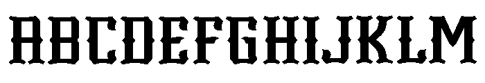 Silver Borne Font UPPERCASE