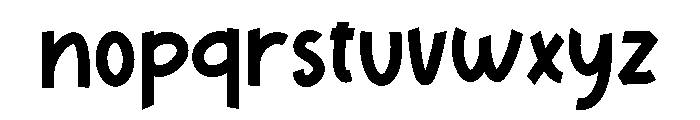 Silver Crest Font LOWERCASE