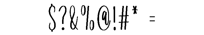 Silver Lining Font OTHER CHARS