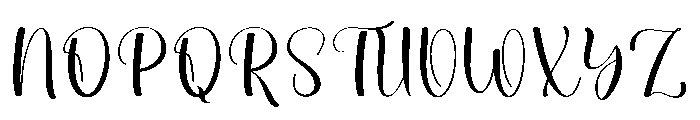 Silver Lining Font UPPERCASE