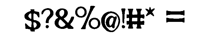 Silver_Pomfret Font OTHER CHARS