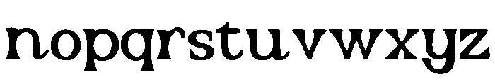 Silver_Pomfret Font LOWERCASE