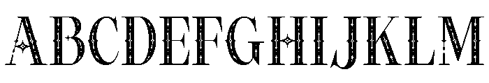 Silveria Magic Regular Font UPPERCASE
