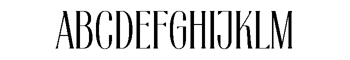 Silveridge Regular Font UPPERCASE