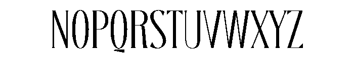 Silveridge Regular Font UPPERCASE