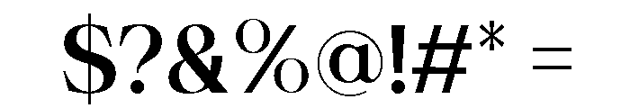 Silvora Regular Font OTHER CHARS