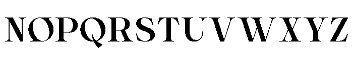 Silvora Regular Font UPPERCASE