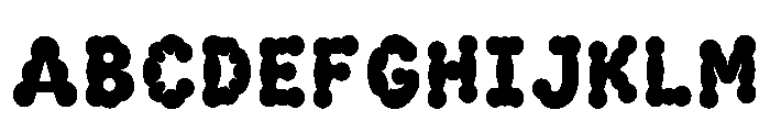 Sima Regular Font UPPERCASE
