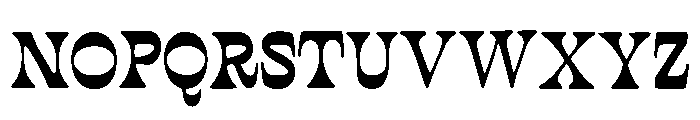 Simba Font UPPERCASE