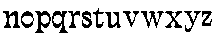 Simba Font LOWERCASE