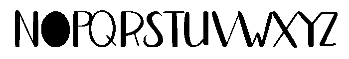 Simp Friends Font UPPERCASE