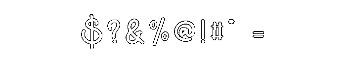 Simphony Christmas Font OTHER CHARS