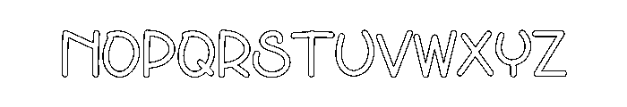 Simphony Christmas Font LOWERCASE