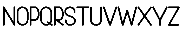 Simple Algorithm Font UPPERCASE