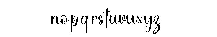 Simple Always Font LOWERCASE