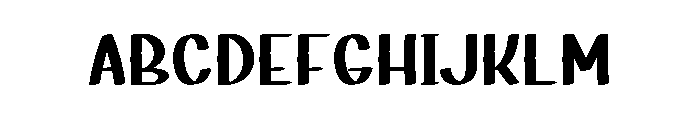 Simple Awesome Font UPPERCASE