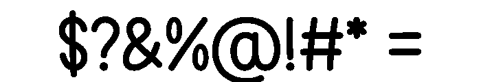 Simple Balance Font OTHER CHARS