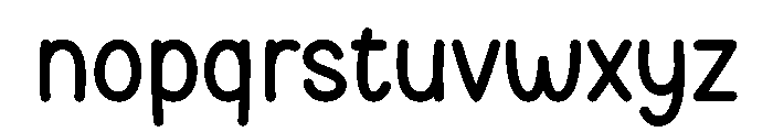 Simple Balance Font LOWERCASE