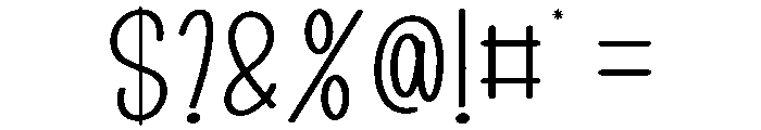 Simple Ballpoint Font OTHER CHARS