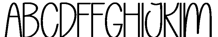 Simple Ballpoint Font UPPERCASE