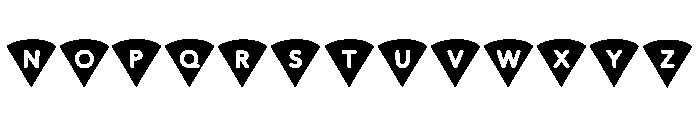 Simple Banner Regular Font UPPERCASE