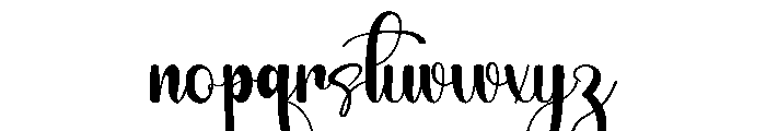 Simple Bimble Font LOWERCASE