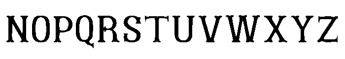 Simple Blackletter Font UPPERCASE