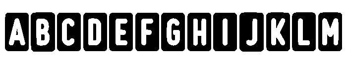 Simple Block Regular Font UPPERCASE