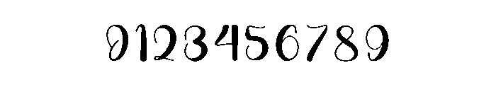 Simple Blooming Font OTHER CHARS