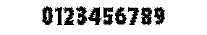 Simple Border Regular Font OTHER CHARS