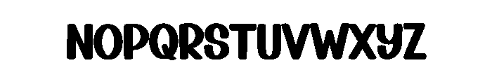 Simple Bouquet Font UPPERCASE