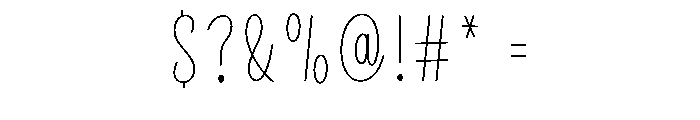 Simple Brittany Font OTHER CHARS