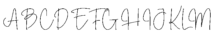 Simple Brittany Font UPPERCASE