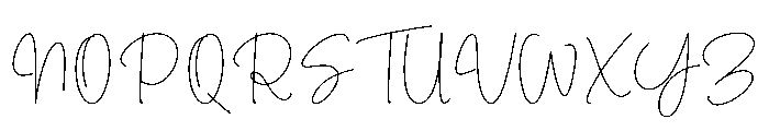 Simple Brittany Font UPPERCASE