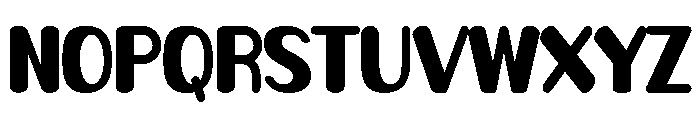 Simple Bubble Font UPPERCASE