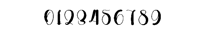 Simple Bulky Font OTHER CHARS