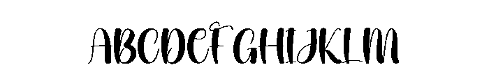 Simple Bulky Font UPPERCASE