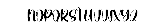 Simple Bulky Font UPPERCASE