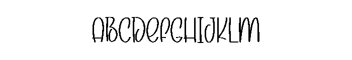 Simple Candy Cane Font UPPERCASE