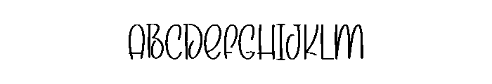 Simple Candy Cane FONT