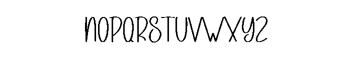 Simple Candy Cane Font LOWERCASE